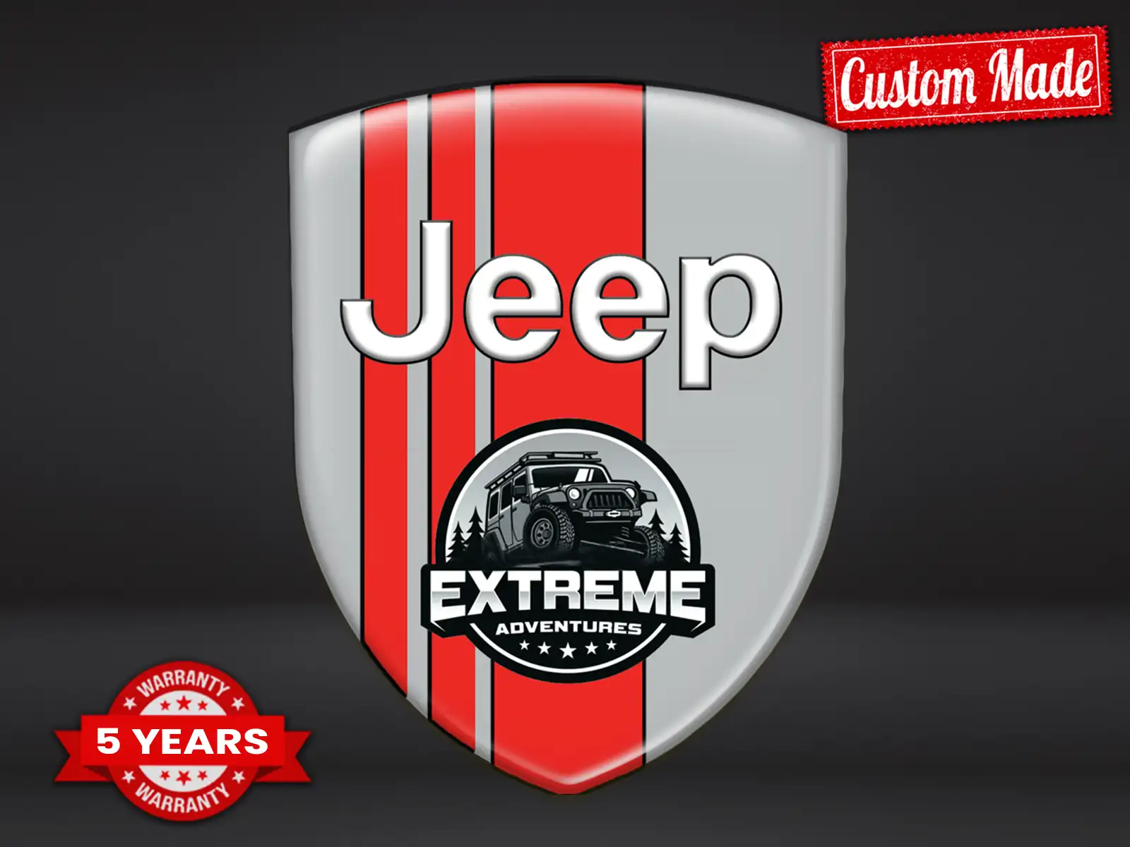 Jeep Domed Emblem Performance Max Stylish Pro Durable